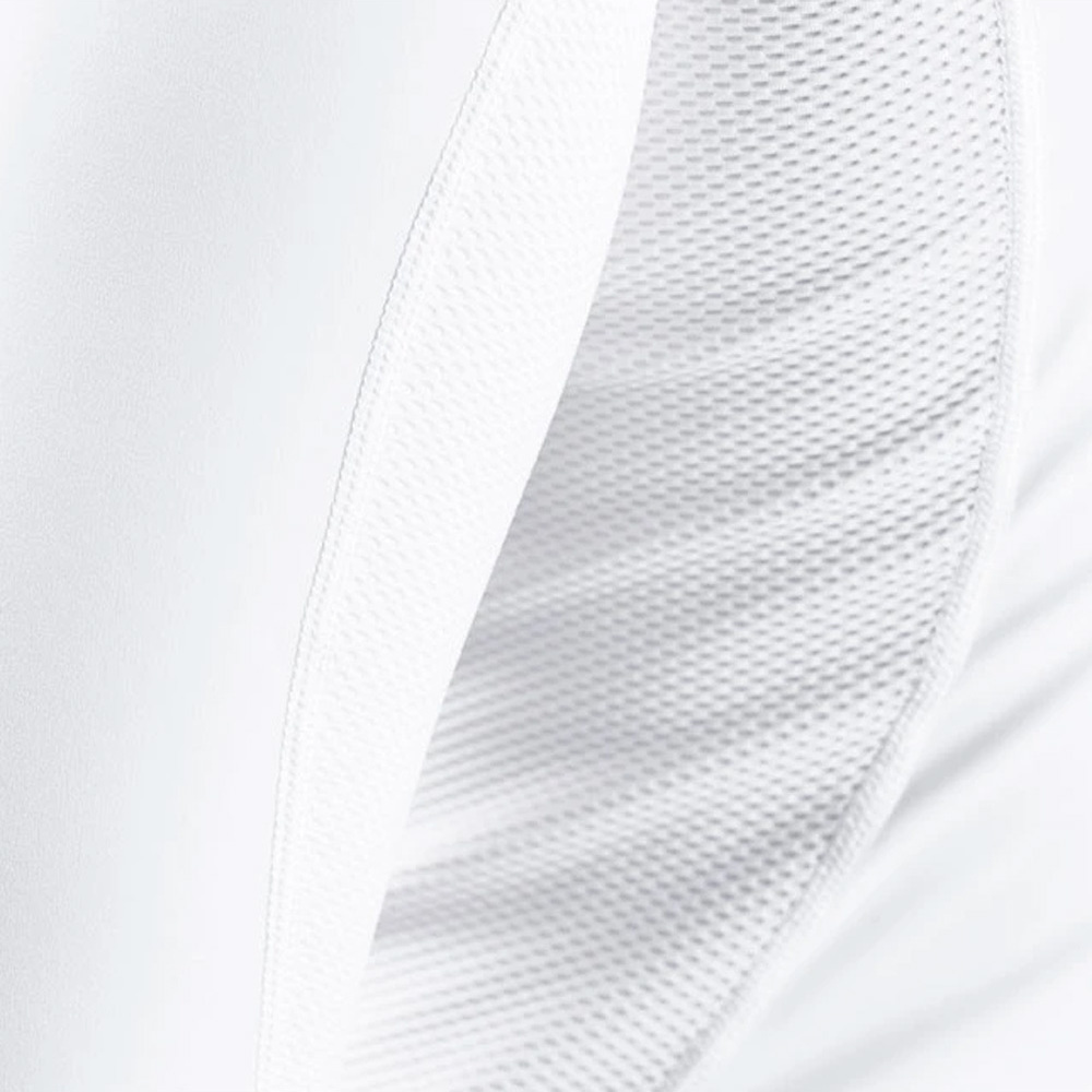2026 Zhik Heren Eco UPF50+ Long Sleeve Spandex Rash Guard DTP-0063 - White